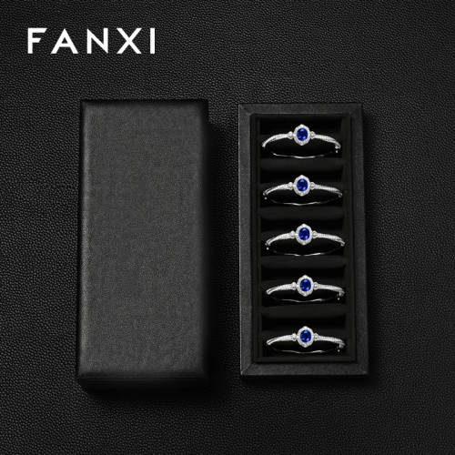 FANXI hot sale Black Velvet Bracelet storage box