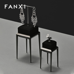 FANXI New arrival Black metal Jewelry Display Stand