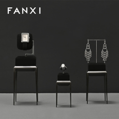 FANXI New arrival Black metal Jewelry Display Stand