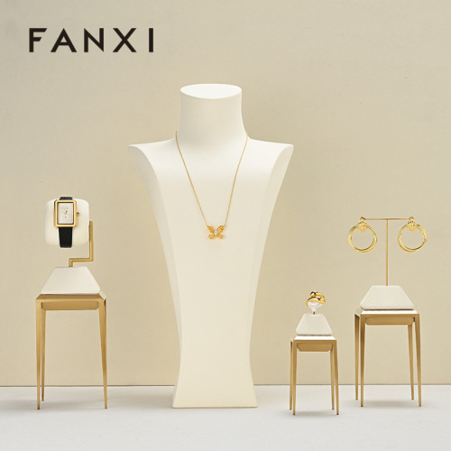 FANXI New arrival Beige metal Jewelry Display Stand