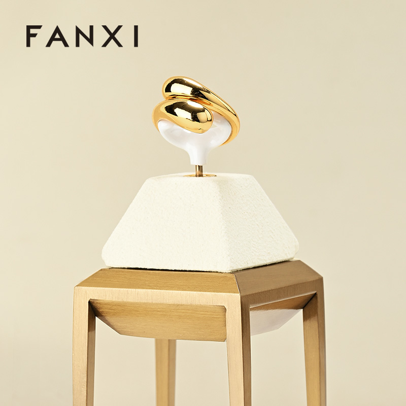FANXI New arrival Beige metal Jewelry Display Stand