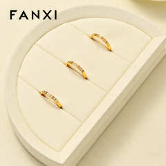 FANXI high quality Beige Microfiber Jewelry display set