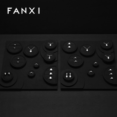 FANXI high quality Black Microfiber Jewelry display set