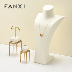 FANXI New arrival Beige metal Jewelry Display Stand