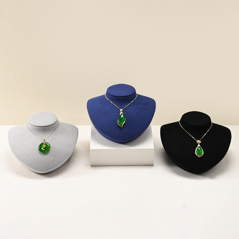 FANXI new arrival Multiple colors Microfiber Jewelry portrait stand