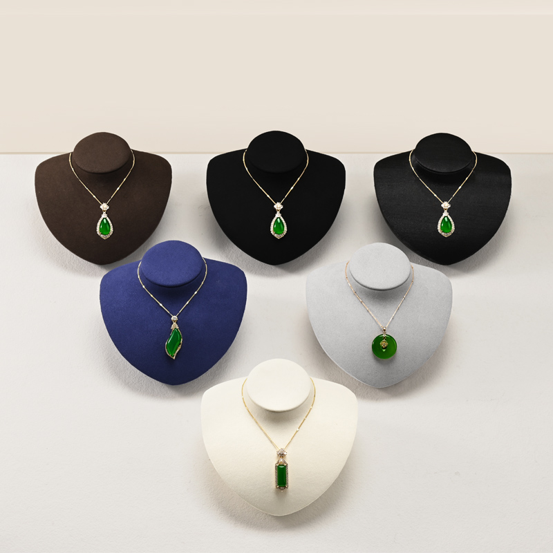 FANXI new arrival Multiple colors Microfiber Jewelry portrait stand