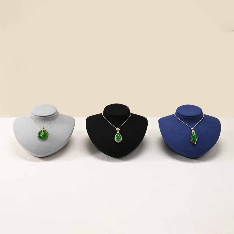 FANXI new arrival Multiple colors Microfiber Jewelry portrait stand