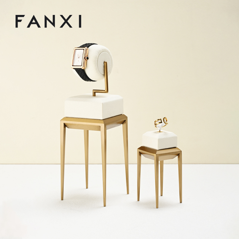 FANXI New arrival Beige metal Jewelry Display Stand