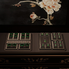 FANXI New arrival brown pu leather jewelry display