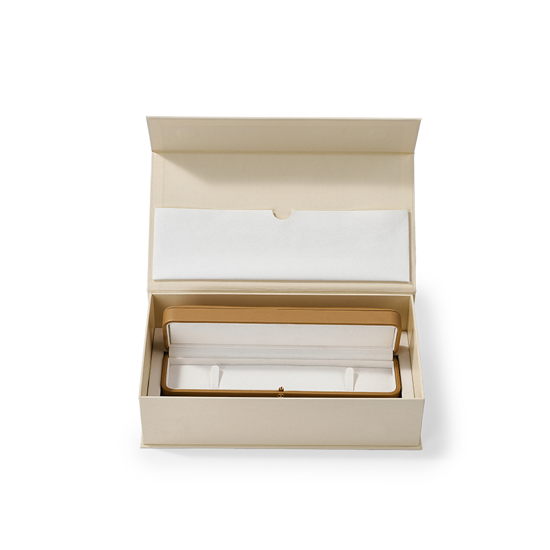 FANXI Custom brown magnetic paper long chain box