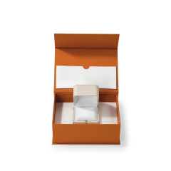 FANXI Custom beige leather magnetic paper box