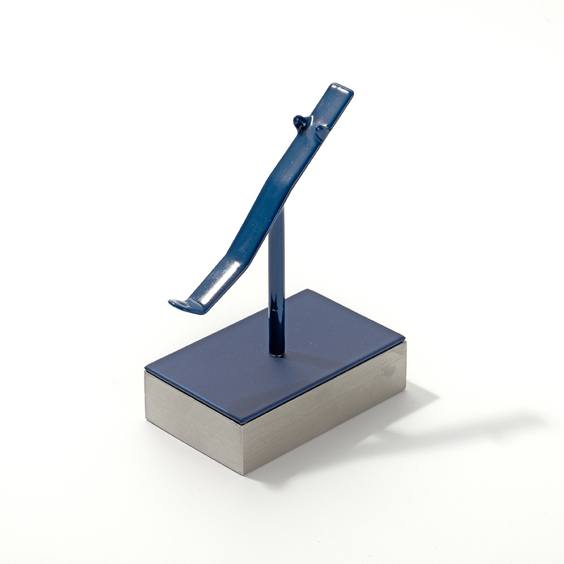 FANXI Custom blue leather pen display stand