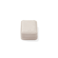 FANXI Custom beige microfiber necklace box