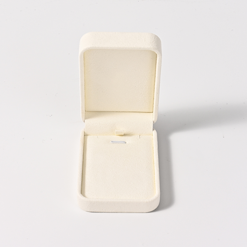 FANXI Custom white suede with outerbox pendant box