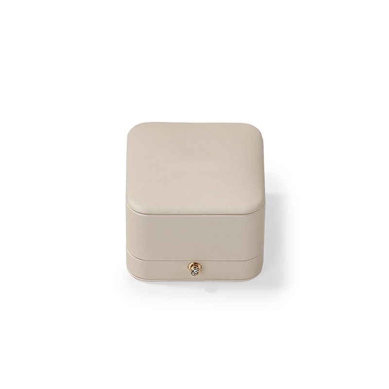 FANXI Custom beige leather magnetic paper box