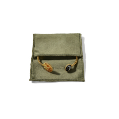 FANXI Custom bean green velvet pouch bag