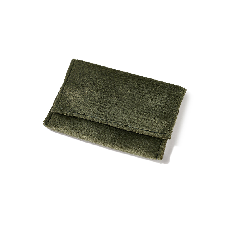 FANXI Custom bean green velvet pouch bag