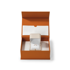 FANXI Custom beige leather magnetic paper box