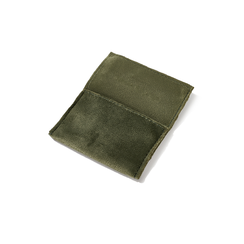 FANXI Custom bean green velvet pouch bag