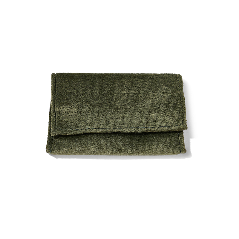 FANXI Custom bean green velvet pouch bag