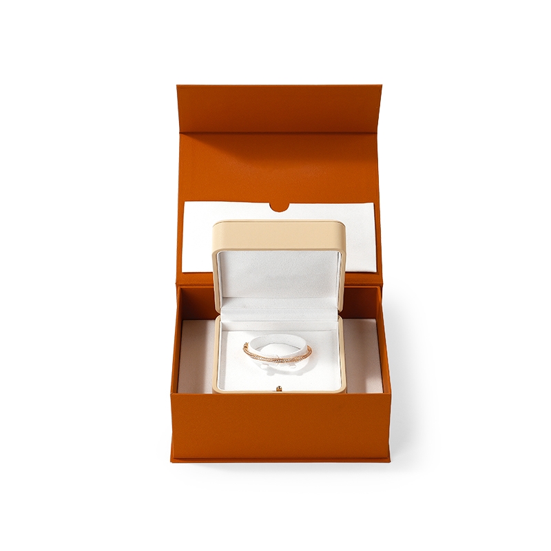FANXI Custom orange beige magnetic paper box