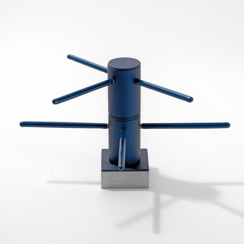 FANXI Custom blue leather with silver frames