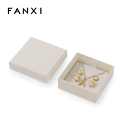 FANXI Custom beige leatherette paper velvet MP tray