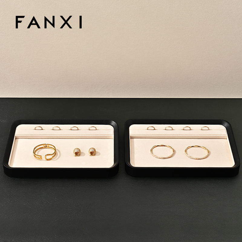 FANXI New Polychrome Velvet Jewelry display tray