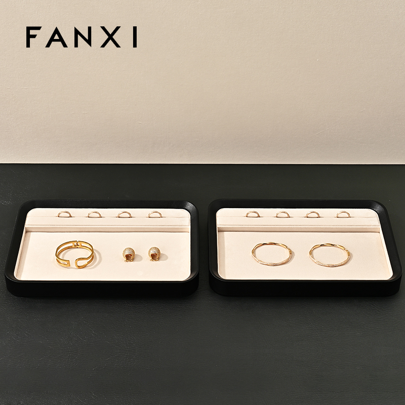 FANXI New Polychrome Velvet Jewelry display tray
