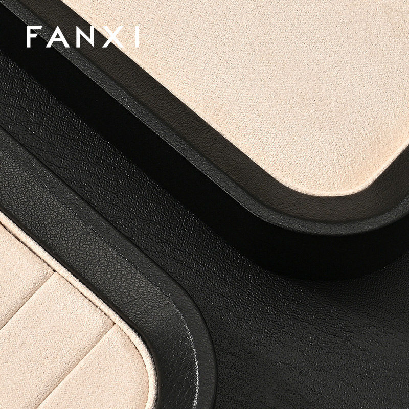 FANXI high quality leather jewelry specific velvet