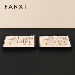 FANXI high quality leather jewelry specific velvet