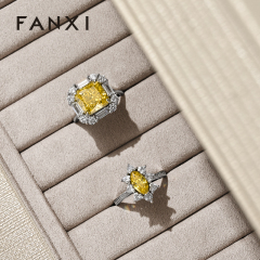 FANXI high quality specific velvet jewelry storage box