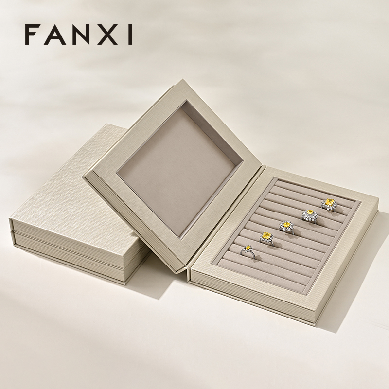 FANXI high quality specific velvet jewelry storage box