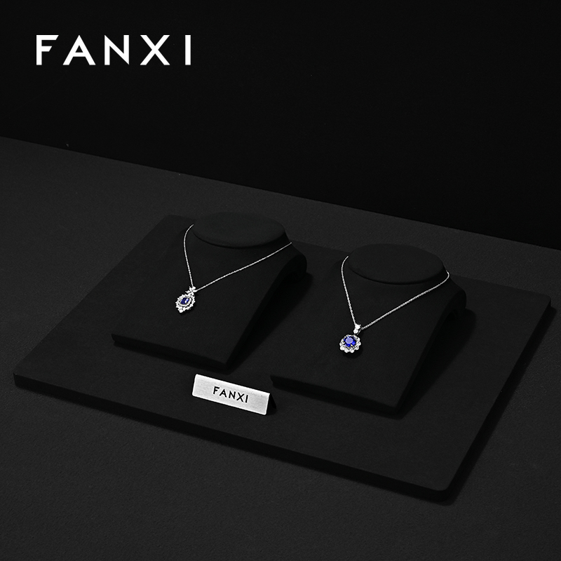 FANXI New arrival Microfiber Jewelry Combination Set