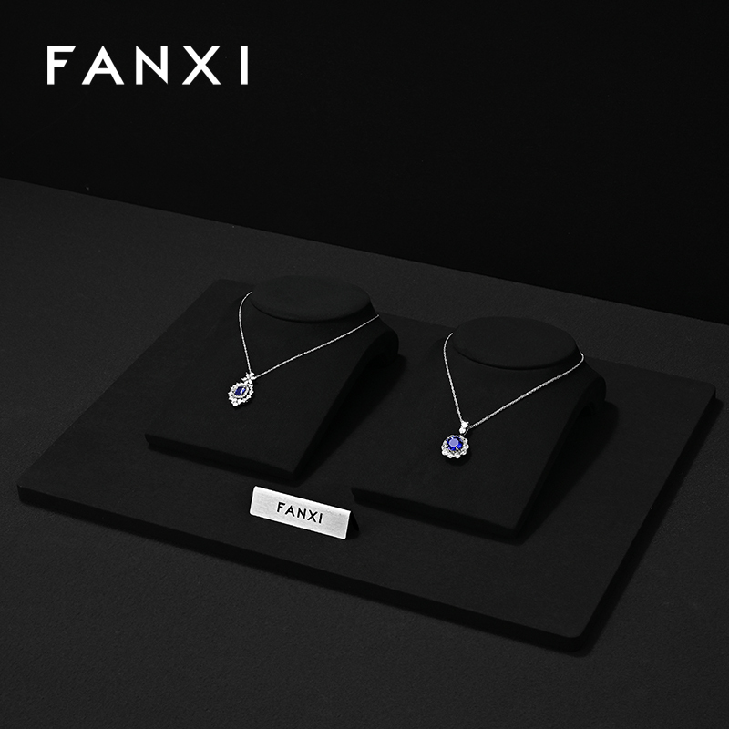 FANXI New arrival Microfiber Jewelry Combination Set
