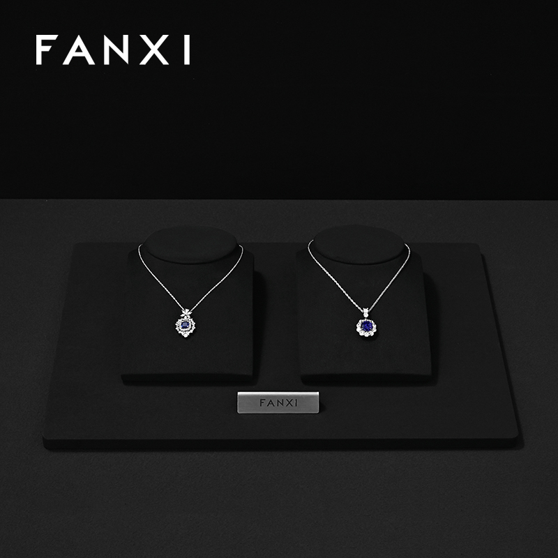 FANXI New arrival Microfiber Jewelry Combination Set