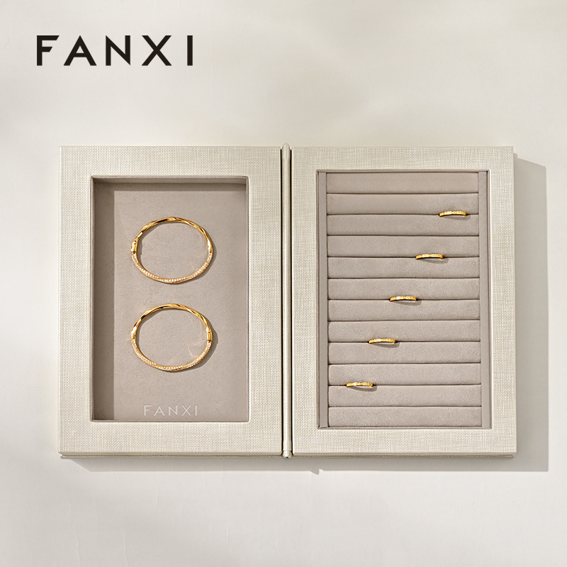 FANXI high quality specific velvet jewelry storage box