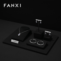 FANXI New arrival Microfiber Jewelry Combination Set