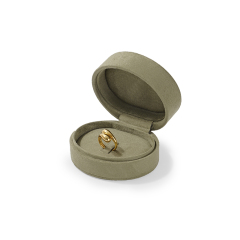 FANXI Custom bean green suede jewelry box