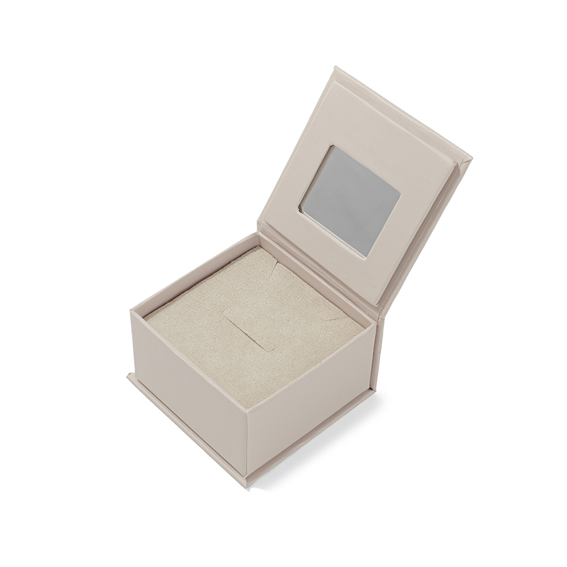 FANXI Custom beige leatherette paper functional box