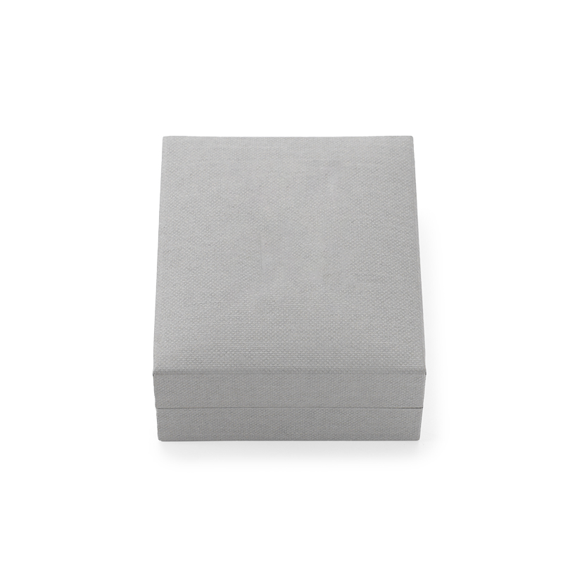 FANXI Custom grey paper velvet pendant box