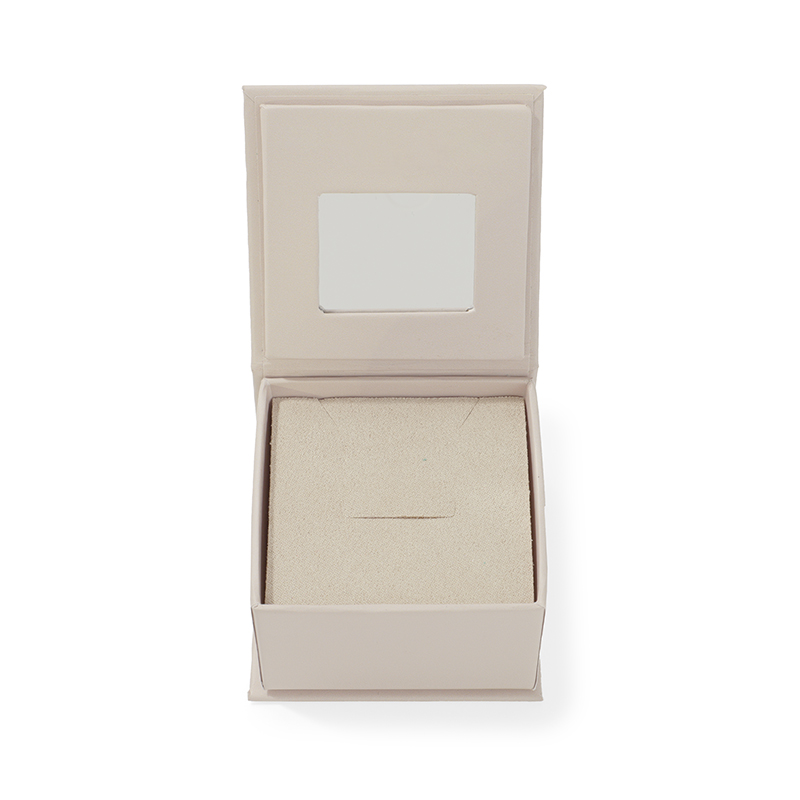FANXI Custom beige leatherette paper functional box