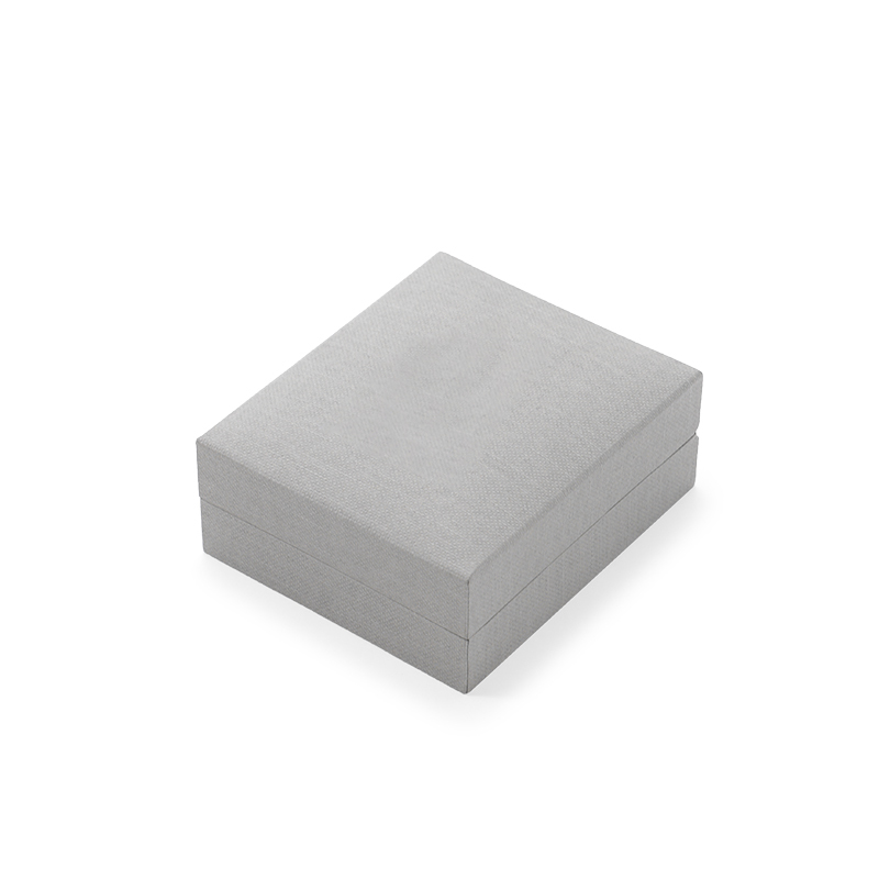 FANXI Custom grey paper velvet pendant box