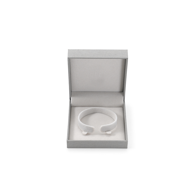 FANXI Custom grey paper velvet bracelet box