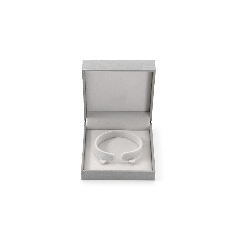 FANXI Custom grey paper velvet bracelet box