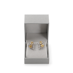 FANXI Custom grey paper velvet ear nail box