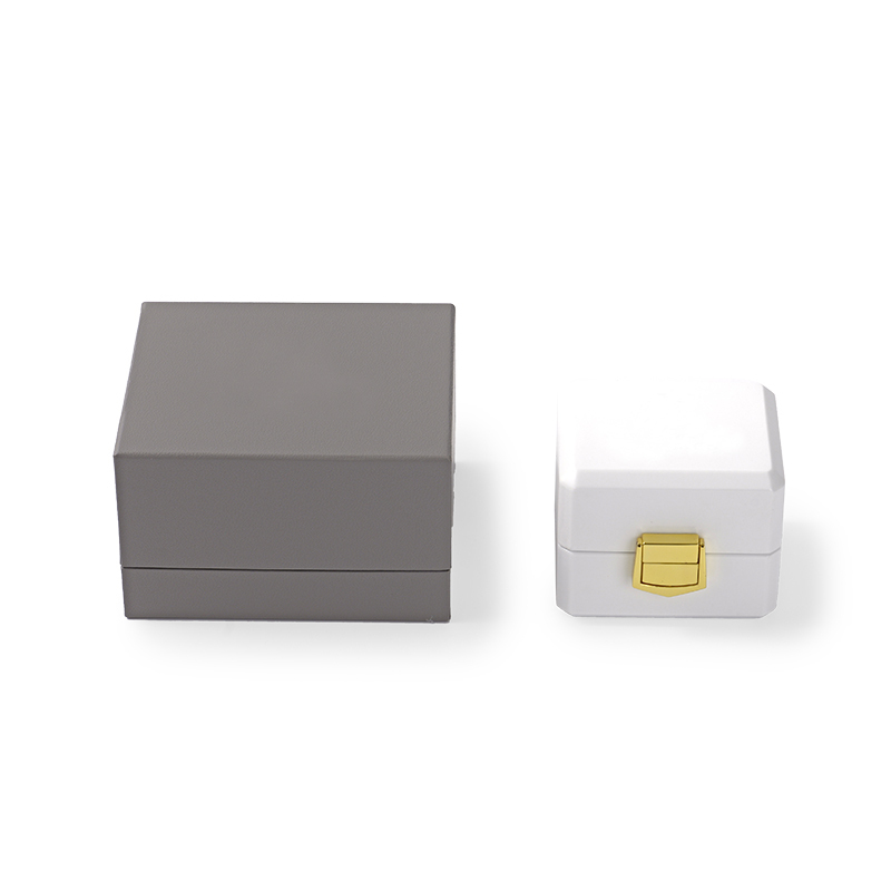FANXI Custom white piano paint ring box