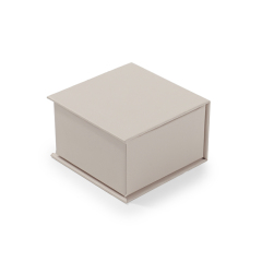 FANXI Custom beige leatherette paper functional box