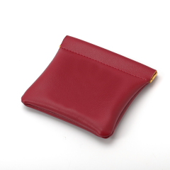 FANXI Custom red pu leather jewelry bag