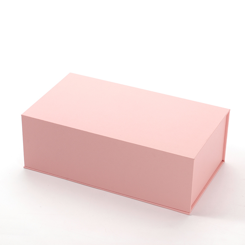 FANXI Custom pink paper microfiber magnetic box